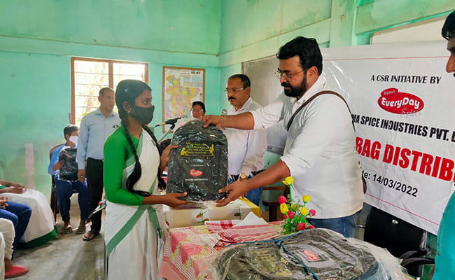 School Bag Distribution for BPL Students - Supporting Education for Underprivileged
